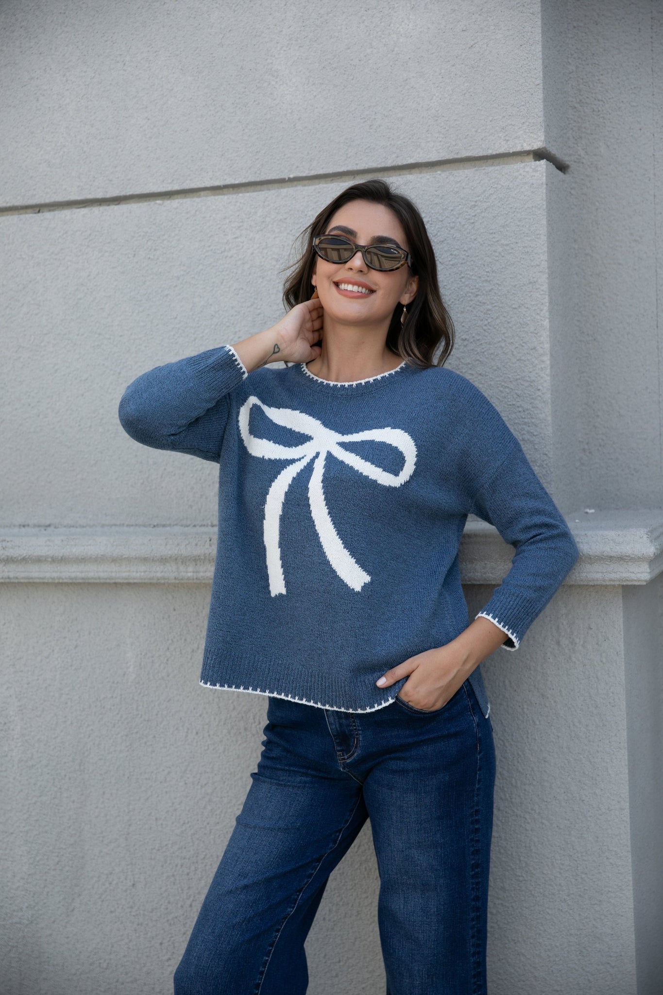 Ophelia Bow Knit Top